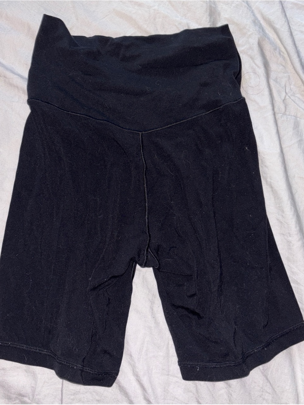 aerie Black High-Waist Bike Shorts